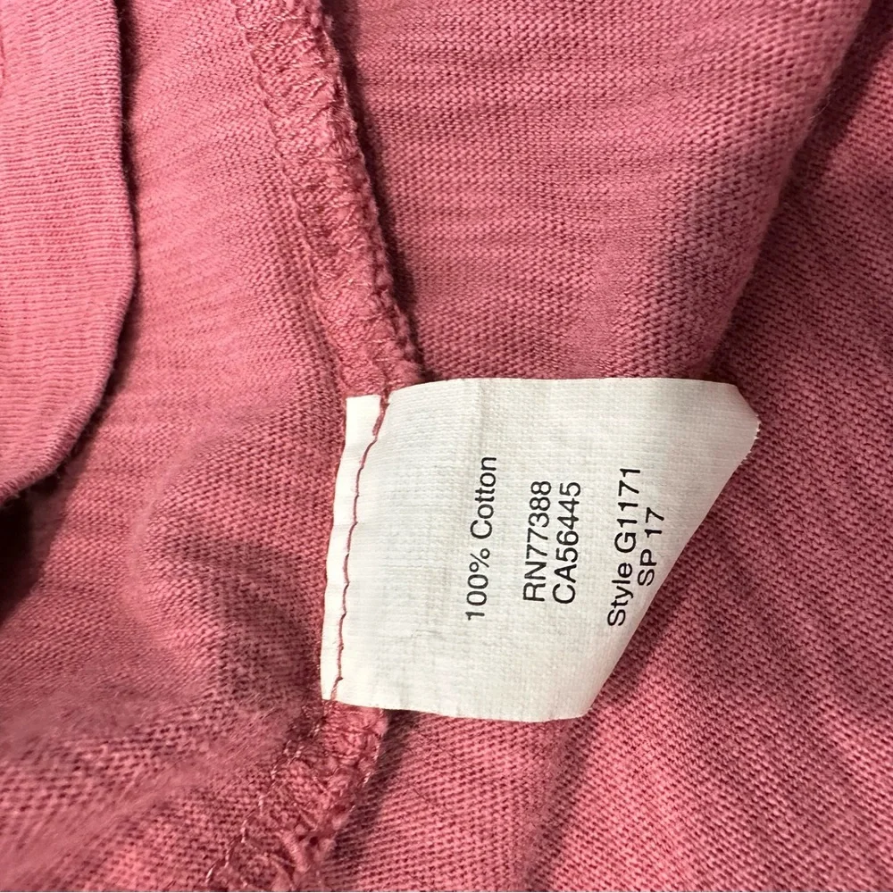 J. Crew Mauve V- Neck Short Sleeve T- Shirt Top Mens Size Large